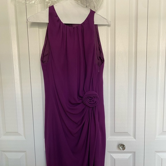 EUC Moschino Cheap And Chic dress Purple, Silk sz8 - Picture 12 of 15